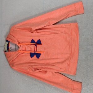 Under Armour Men's Orange Cold‎ Gear Coupe Sweatshirt Size M
